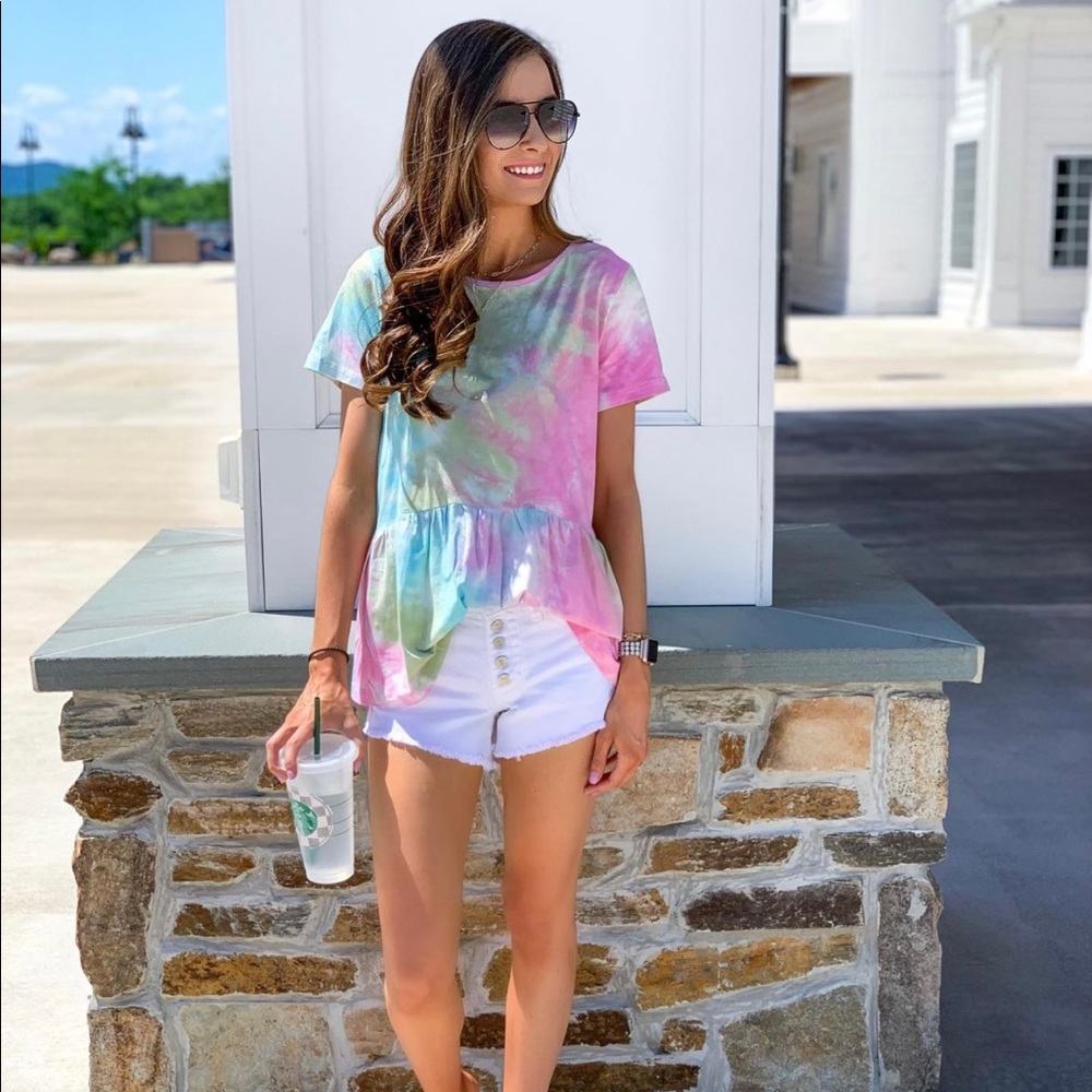 Tie dye Baby Doll Top